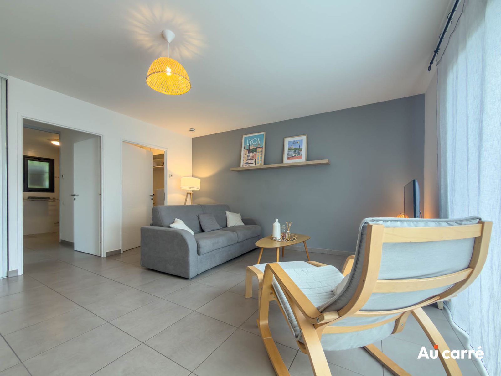 Jolie maison meublée à louer au centre d’Azieu
