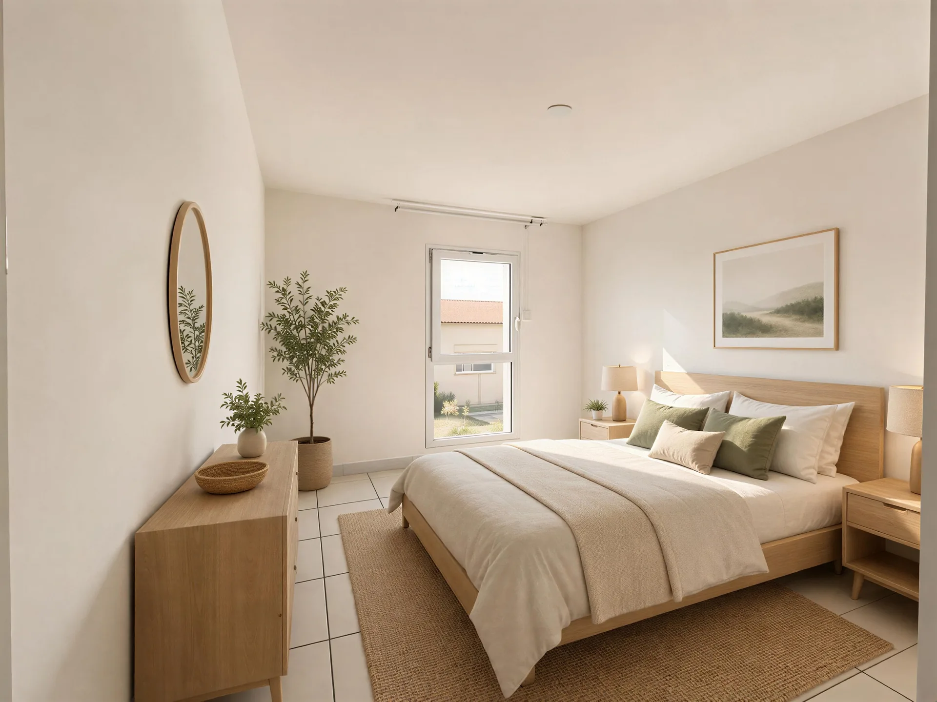 Chambre 1 2, projet d'aménagement