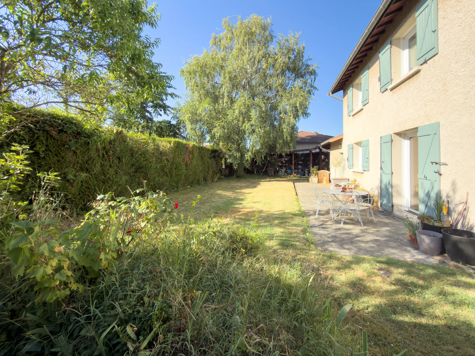 Jardin côté Est