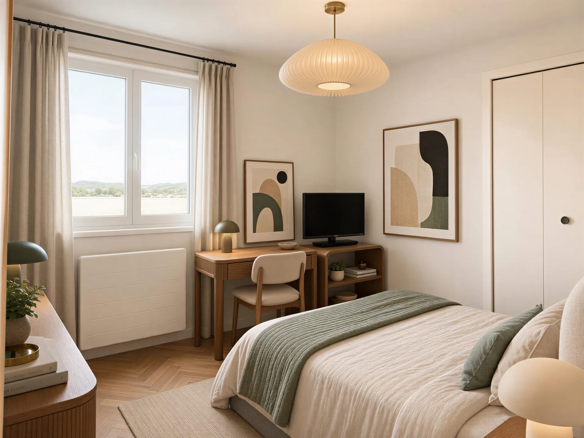 Chambre 1 2, projet d'aménagement