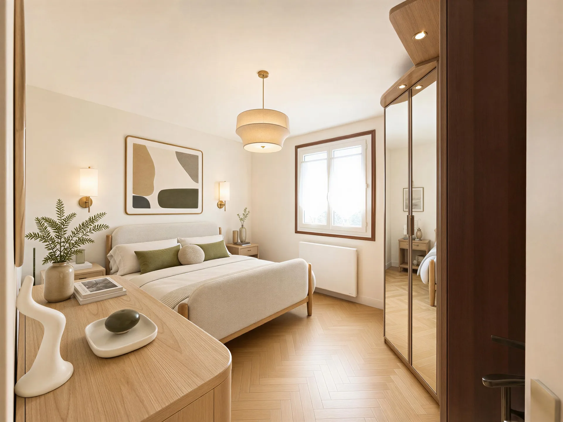 Chambre 2 2, projet d'aménagement