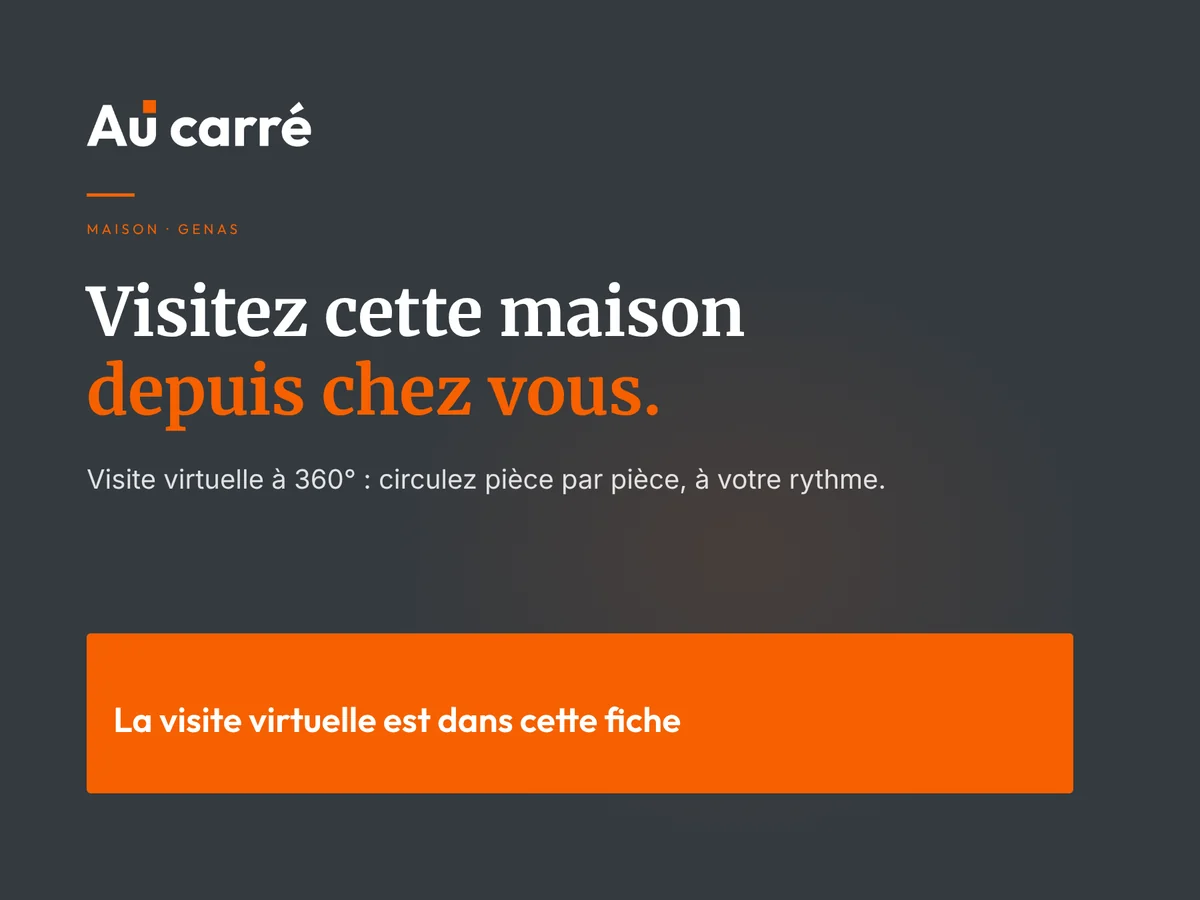 Cette maison se visite aussi à distance : la visite virtuelle est dans cette fiche.