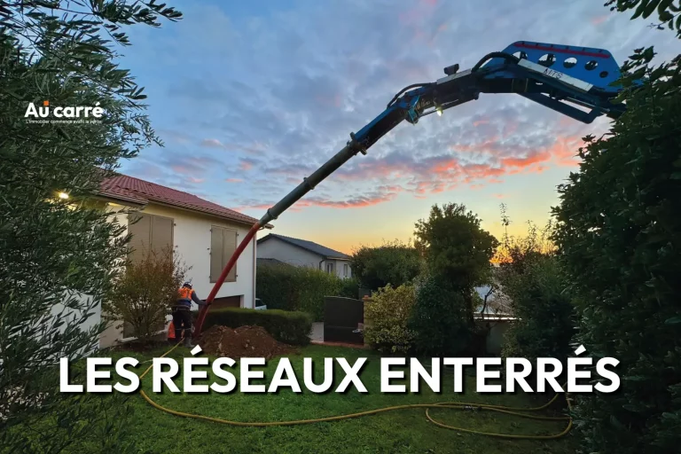 Les réseaux enterrés à Genas