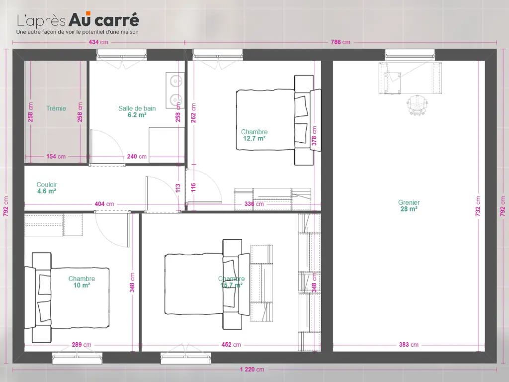 PProjet de rénovation de maison avec pièce de vie de 47m² et piscine à Genas Centre
